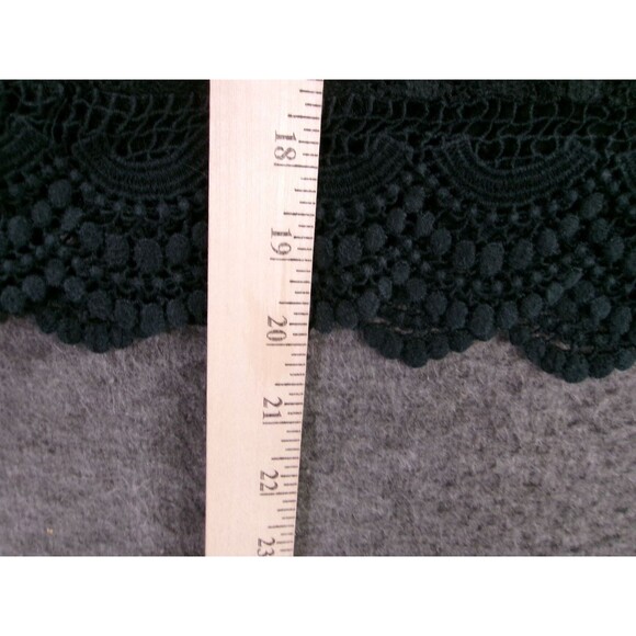 American Eagle Tank Top Women Small Black Lace Scalloped Hem Cami Base Layer - Picture 5 of 10
